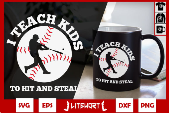 A Baseball-Themed Design Asset for Crafts and Graphics