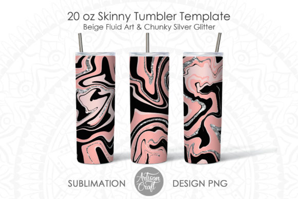 A Brand Designer's Review of Beige Fluid Art Graphics