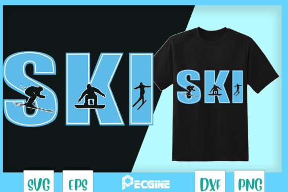 An Honest Crafter's Review of the Cool Distressed Skiing Graphic