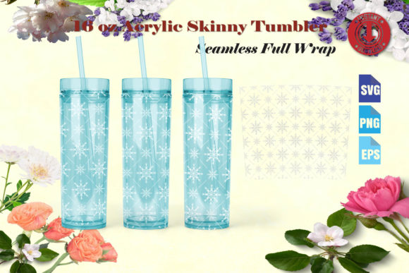 An In-Depth Look at Snowflake Skinny Tumbler Graphics for Crafts