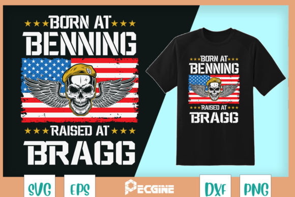 Born at Ft Benning Raised Fort Bragg: A Graphic Design Asset for Editorial Impact