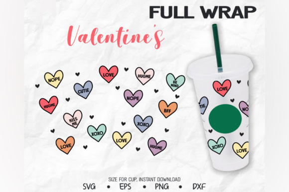 Candy Heart Graphics for Warm, Playful Branding