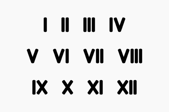 Crafting a Premium Brand Identity with Roman Numerals Graphics