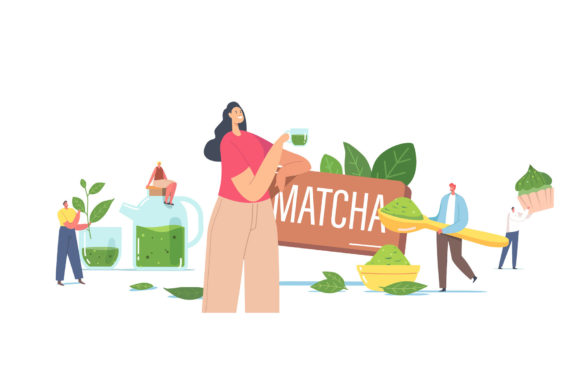 Evaluating Matcha Tea Graphics for Small Business Branding