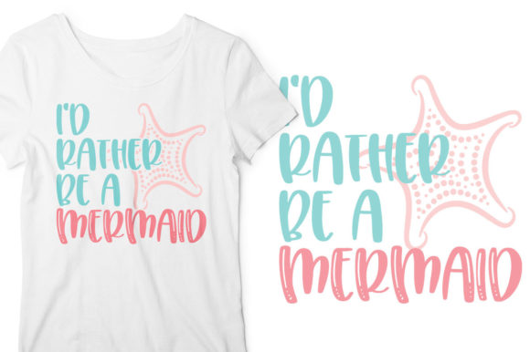 I'd Rather Be a Mermaid Graphics for Crafters