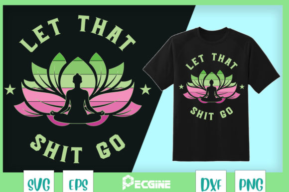 Meditation Yoga Spiritual Therapy Graphics for T-Shirt Designs