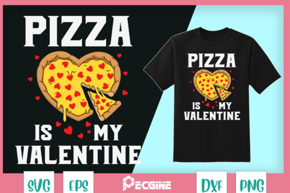 Pizza is My Valentine Food Lovers: A Graphic Design Asset Review