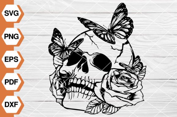 Reviewing Skull Flower Graphics for Crafting & Illustrations