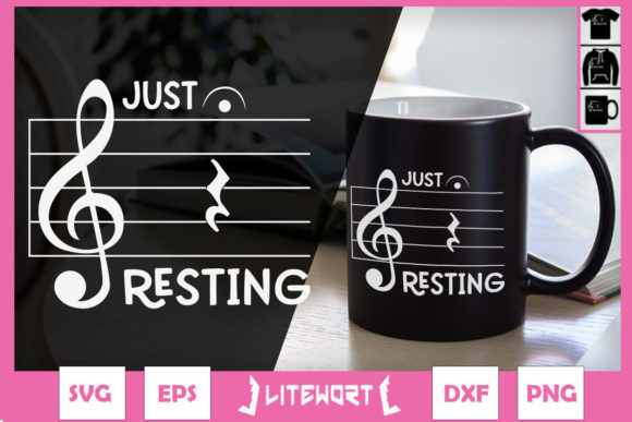 The Quarter Rest Fermata in Craft and Graphic Design