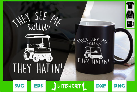They See Me Rollin' They Hatin': A Playful Graphic for Crafty Content